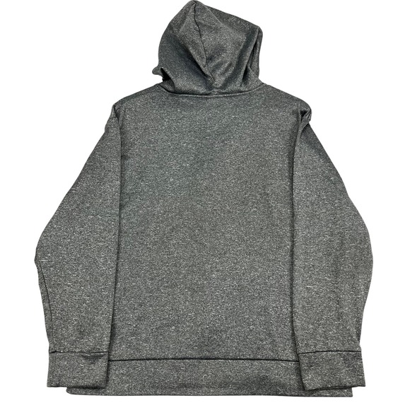 FC Barcelona Full Zip Hoodie XL Mens Soccer Futbol Club Barca Spain Heather Gray - Picture 3 of 8